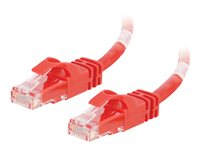 C2G Cat6 Booted Unshielded (UTP) Network Patch Cable - Kytkentäkaapeli - RJ-45 (uros) to RJ-45 (uros) - 7 m - UTP - CAT 6 - valettu, piikitön, säikeinen - punainen 83451