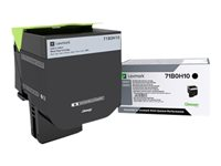 Lexmark X417 - Tuottoisa - musta - alkuperäinen - väriainekasetti LCCP malleihin Lexmark CS417dn, CX417de 71B0H10