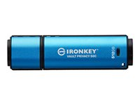 Kingston IronKey Vault Privacy 50C IKVP50C - USB Flash-asema - salattu - 512 Gt - USB 3.2 Gen 1 - TAA-yhteensopiva IKVP50C/512GB