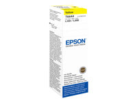 Epson T6644 - 70 ml - keltainen - alkuperäinen - täytemuste malleihin Epson L386; EcoTank ET-2600, 2650, L121, L1455; EcoTank ITS L3050, L3060, L3070 C13T66444A