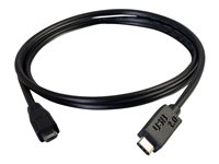 C2G 3m USB 3.1 Gen 1 USB Type C to USB Micro B Cable - USB C Cable Black - USB-kaapeli - 24 pin USB-C (uros) to 10 pin Micro-USB Type A (uros) - USB 3.1 - 3 m - musta 88864
