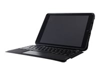 OtterBox Unlimited Series - Näppäimistö- ja kalvokotelo - sekä kosketuslevy - Bluetooth - Pohjoismaat - black crystal näppäimistö, black crystal kotelo malleihin Apple 10.2-inch iPad (7. sukupolvi, 8. sukupolvi, 9. sukupolvi) 77-82347