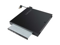 Lenovo Tiny IV DVD Burner Kit - Levyasema - DVD-kirjoitin - USB - ulkoinen malleihin ThinkCentre M70q Gen 2; M75q Gen 2; M75t Gen 2; M90; M90q Gen 2; ThinkStation P340; P350 4XA0N06917