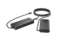HP Universal - Dockningsstation - USB-C - HDMI, DP - med laptop-laddare - Europa 9H0H9AA#ABB