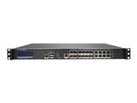 SonicWall SuperMassive 9600 - Turvalaite - rajoitettu käyttöoikeus - 10GbE - 1U - telineeseen asennettava 01-SSC-1071