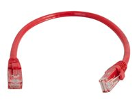 C2G Cat5e Booted Unshielded (UTP) Network Patch Cable - Kytkentäkaapeli - RJ-45 (uros) to RJ-45 (uros) - 1.5 m - UTP - CAT 5e - valettu, piikitön, säikeinen - punainen 83222