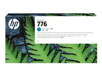 HP 776 - 1 L - suuri kapasiteetti - sinivihreä - alkuperäinen - DesignJet - mustepatruuna malleihin DesignJet Z9+ Pro 1XB09A