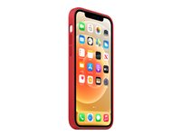 Apple - (PRODUCT) RED - takakansi matkapuhelimelle - MagSafella - silikoni - punainen malleihin iPhone 12, 12 Pro MHL63ZM/A