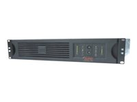 APC Smart-UPS RM 1500VA Shipboard - UPS (telineasennettava) - Vaihtovirta 120 V - 980 watti(a) - 1440 VA - lähtöliittimet: 4 - 2U - musta - ei myydä: CO, VT ja WA malleihin P/N: AR2200, AR2280, AR2401, AR2480, AR2487, AR2487G, AR2500, AR2507, AR2580, AR2587 SUA1500R2X93