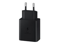 Samsung EP-T4510 - Verkkosovitin - 45 watti(a) - 3 A - SFC 2.0, PD 3.0 (24 pin USB-C) - johdossa: USB-C - musta EP-T4510XBEGEU