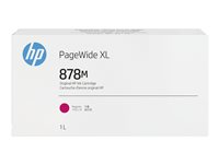 HP 878M - 1 L - magenta - alkuperäinen - PageWide XL - mustepatruuna malleihin PageWide XL 8200 312Z6A