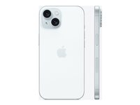 Apple iPhone 15 - 5G älypuhelin - Kaksois-SIM / sisäinen muisti 128 Gt - OLED-näyttö - 6.1" - 2556 x 1179 pikseliä - 2 takakameraa 48 MP, 12 MP - front camera 12 MP - sininen MTP43QN/A