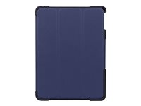 NutKase BumpKase - Läppäkansi tabletille - vahvistettu termoplastinen polyuretaani (TPU) - musta, tummansininen - 10.2" malleihin Apple 10.2-inch iPad (7. sukupolvi, 8. sukupolvi, 9. sukupolvi) NK114B-EL-SHM