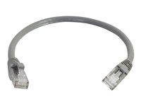 C2G Cat5e Booted Unshielded (UTP) Network Patch Cable - Kytkentäkaapeli - RJ-45 (uros) to RJ-45 (uros) - 7 m - UTP - CAT 5e - valettu, piikitön, säikeinen - harmaa 83146