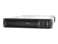 Dell Smart-UPS 3000VA LCD RM - UPS (telineasennettava) - Vaihtovirta 220/230/240 V - 2700 watti(a) - 3000 VA - RS-232, USB, Ethernet 10/100 - lähtöliittimet: 9 - 2U - musta - sekä APC SmartConnect DLT3000RMI2UC