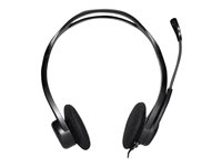 Logitech PC Headset 960 USB - Kuuloke + mikrofoni - korvien päällä - langallinen 981-000100