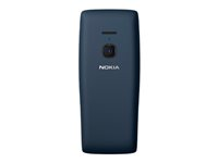 Nokia 8210 4G - 4G erikoispuhelin - Kaksois-SIM - RAM 128 Mt / sisäinen muisti 48 Mt - microSD slot - 320 x 240 pikseliä - rear camera 0,3 MP - tummansininen 16LIBL01A02