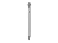 Logitech Crayon - Digitaalinen kynä - langaton - harmaa 914-000052