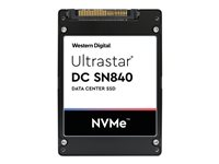 WD Ultrastar DC SN840 WUS4BA138DSP3X5 - SSD - salattu - 3840 GB - sisäinen - 2.5" - U.2 PCIe 3.1 x4 (NVMe) - FIPS 140-2 - TCG-salaus FIPS:llä 0TS2062