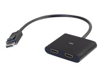 C2G DisplayPort 1.2 to Dual HDMI MST Hub - Video-/audiokytkin - 2 x HDMI - työpöytä 84293