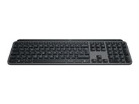 Logitech MX Keys S - Näppäimistö - taustavalaisu - langaton - Bluetooth LE - AZERTY - belgialainen - näppäinkytkin: saksi-avain - grafiitti 920-011574