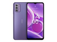 Nokia G42 5G - 5G älypuhelin - Kaksois-SIM - RAM 6 Gt / sisäinen muisti 128 Gt - microSD slot - 6.56" - 1612 x 720 pikseliä (90 Hz) - 3 takakameraa 50 megapikseliä, 2 MP, 2 MP - front camera 8 MP - so purple 101Q5003H049