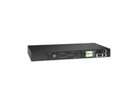 APC - Automaattinen siirtokytkin (telineasennettava) - Vaihtovirta 230 V - 3840 VA - 1-vaiheinen - USB, Ethernet 10/100/1000 - lähtöliittimet: 1 - 1U - musta AP4422A