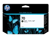 HP 70 - 130 ml - mattamusta - alkuperäinen - DesignJet - mustepatruuna malleihin DesignJet HD Pro MFP, T120, Z2100, Z3100, Z3100ps, Z3200, Z3200ps, Z5200, Z5400 C9448A