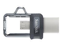 SanDisk Ultra Dual - USB Flash-asema - 32 Gt - USB 3.0 / micro USB SDDD3-032G-G46