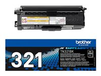 Brother TN321BK - Musta - alkuperäinen - väriainekasetti malleihin Brother DCP-L8400, DCP-L8450, HL-L8250, HL-L8350, MFC-L8650, MFC-L8850 TN321BK