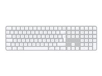 Apple Magic Keyboard with Touch ID and Numeric Keypad - Näppäimistö - langaton - Bluetooth, USB-C - QWERTY - tanskalainen MK2C3DK/A