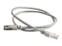 C2G Cat5e Booted Shielded (STP) Network Patch Cable - Kytkentäkaapeli - RJ-45 (uros) to RJ-45 (uros) - 30 m - STP - CAT 5e - valettu - harmaa 83758