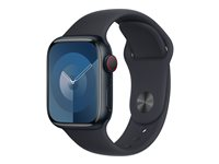 Apple - Hihna tuotteelle älykello - 41 mm - M/L-koko - keskiyö MT2T3ZM/A