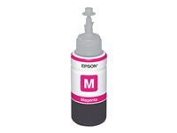 Epson T6643 - 70 ml - magenta - alkuperäinen - täytemuste malleihin EcoTank ET-14000, ET-16500, ET-2500, ET-2550, ET-2600, ET-2650, ET-3600, ET-4500, ET-4550 C13T664340