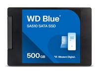 WD Blue SA510 WDS500G3B0A - SSD - 500 GB - sisäinen - 2.5" - SATA 6Gb/s - sininen WDS500G3B0A