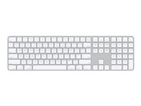 Apple Magic Keyboard with Touch ID and Numeric Keypad - Näppäimistö - langaton - Bluetooth, USB-C - Ruotsi MK2C3S/A