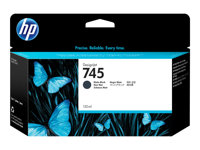 HP 745 - 130 ml - mattamusta - alkuperäinen - DesignJet - mustepatruuna malleihin DesignJet Z2600 PostScript, Z5600 PostScript F9J99A