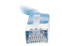 C2G Cat5e Booted Shielded (STP) Network Patch Cable - Kytkentäkaapeli - RJ-45 (uros) to RJ-45 (uros) - 10 m - STP - CAT 5e - valettu - sininen 83781