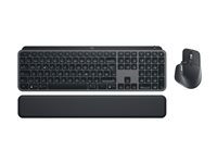 Logitech MX Keys Combo for Business | Gen 2 - Näppäimistö- ja hiiri -pakkaus - taustavalaisu - langaton - Bluetooth LE - QWERTZ - Sveitsi - grafiitti 920-010928