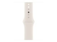 Apple - Band för smart klocka - 40mm - storlek S/M - starlight - för Watch Hermès Series 12, Hermès Series 9, SE 3, Series 10, Series 11, Series 12, Series 9 MYJ33ZM/A
