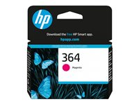 HP 364 - Magenta - alkuperäinen - mustepatruuna malleihin Deskjet 35XX; Photosmart 55XX, 55XX B111, 65XX, 7510 C311, 7520, Wireless B110 CB319EE#ABB