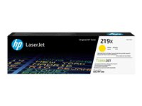 HP 219X - Tuottoisa - keltainen - alkuperäinen - LaserJet - väriainekasetti (W2192X) malleihin P/N: 499Q6F#B19, 499Q6F#BAZ, 499Q7F#BAZ, 499Q8F#B19, 499Q8F#BAZ, 499R0F#BAZ, 8D7L0A#BAZ W2192X