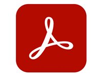 Adobe Acrobat Pro for enterprise - Feature Restricted Licensing Subscription New - 1 käyttäjä - GOV - VIP Select - taso 12 (10-49) - 3 years commitment, Online Feature Restricted License - Win, Mac - EU English 65306774BC12A12