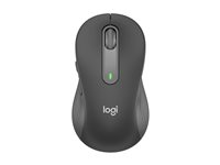 Logitech Signature M650 - Hiiri - optinen - 5 painiketta - langaton - 2.4 GHz, Bluetooth - Logitech Logi Bolt USB-vastaanotin - grafiitti 910-006253