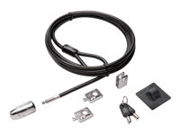 Kensington Desktop and Peripherals Locking Kit 2.0 - Master Keyed - Järjestelmän suojauspakkaus - 2.44 m K64425EUM