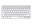 Apple Wireless Keyboard - Tangentbord - trådlös - Bluetooth - svensk - vit, eloxerad aluminium