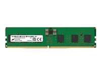 Micron - DDR5 - moduuli - 16 Gt - DIMM 288 nastaa - 4800 MHz / PC5-38400 - CL40 - 1.1 V - rekisteröity - ECC MTC10F1084S1RC48BR