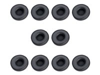 Jabra - Korvatyyny tuotteelle kuulokkeet - musta (pakkaus sisältää 10) malleihin Engage 50 Mono, 50 Stereo 14101-70