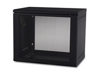 APC NetShelter WX AR109 - Kaappi - seinään asennettava - musta - 9U - 19" malleihin P/N: ACF600, AR8213, NBWL0355A, NBWL0356A AR109