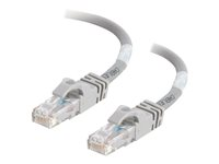 C2G Cat6 Booted Unshielded (UTP) Network Patch Cable - Kytkentäkaapeli - RJ-45 (uros) to RJ-45 (uros) - 1.5 m - UTP - CAT 6 - valettu, piikitön, säikeinen - harmaa 83367